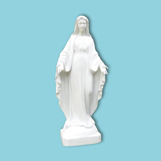 Virgen Reina de la Paz en color blanco